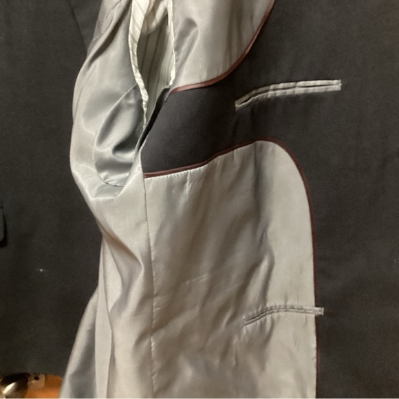 MENS SIZE 3X SUIT JACKET BLACK WORN TWICE LIKE NEW CONDITION - Picture 4 of 4